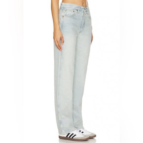 RE/DONE | NWT 90s High Rise Loose Jeans Ranch Water Light Wash $315 SZ 31 Cotton - Picture 4 of 16